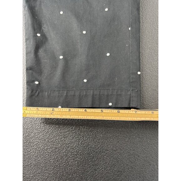Croft & Barrow Women's Black Polka Dot Slimming Capri Pants Size M - Picture 10 of 10